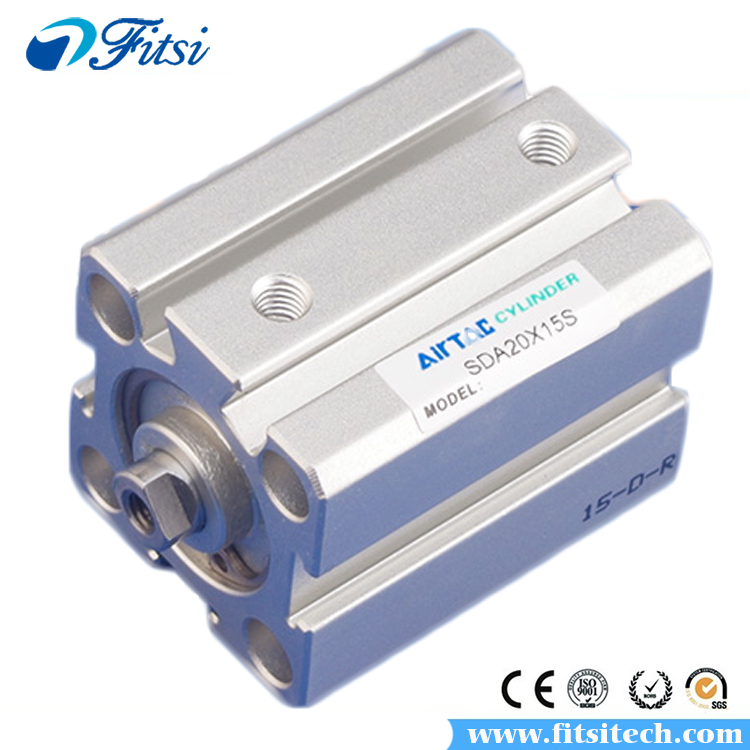 NEW SDA25x20 Pneumatic SDA25-20 Double Acting Compact Cylinder AIRTAC Type SDA 