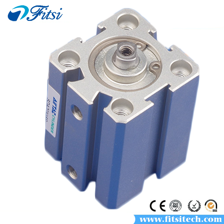 High Quality SDA63 x75 Pneumatic SDA63-75mm Double Acting Compact AIR Cylinder 
