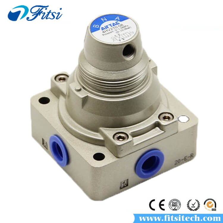 AirTAC Pneumatic Air Valve 4 Way 2 Position Hand Operated Lever 4HV2□□-06 4HV2□□-08 4HV3□□-08 4HV3□□-10 4HV4□□-15 4HV4□□-20