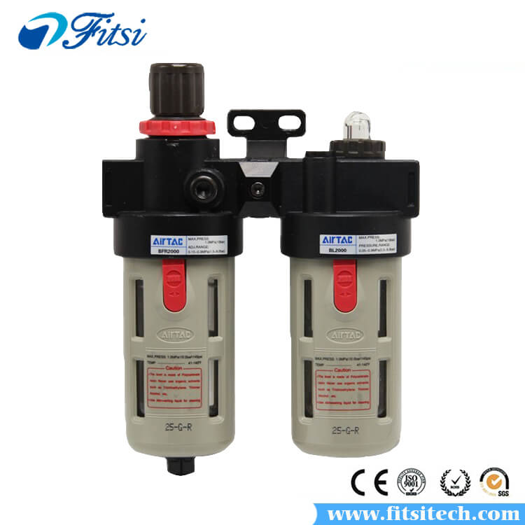 AFC1500 AFC2000 BFC2000 BFC3000 BFC4000 Air Filter Regulator Lubricator Oil/Water Separator Regulator with Gauge Air Compressor