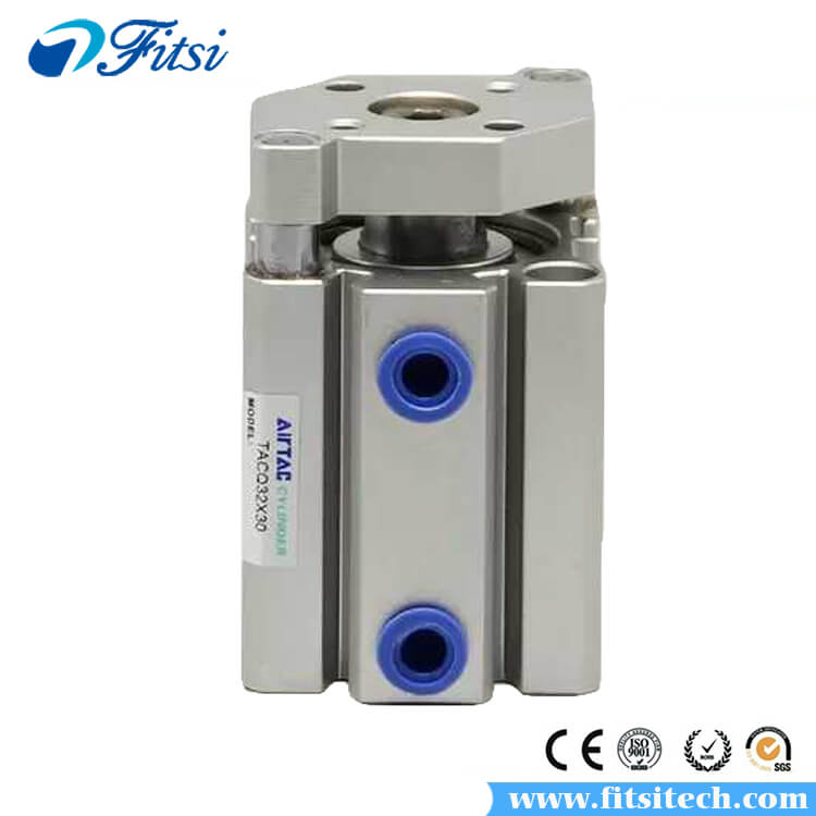 AirTAC TACQ Series Pneumatic Air Cylinder TACQ80X35 TACQ80X40 TACQ80X45 TACQ80X50 TACQ80X75 Compact Cylinder