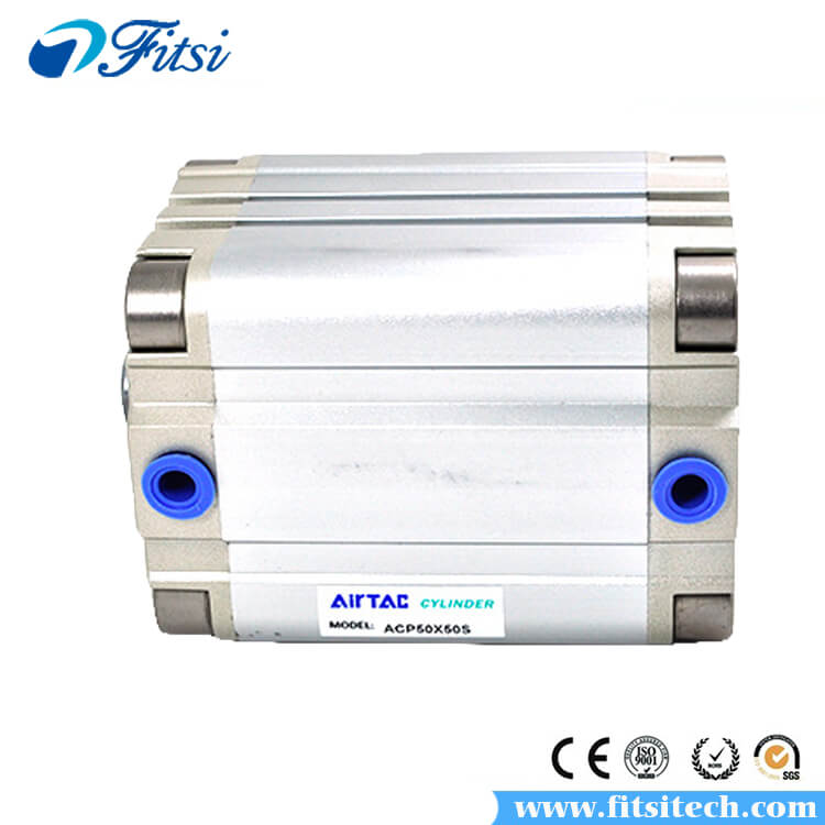 Original AirTAC ACP Series Stroke Compact Thin Air Cylinder ACP80X5 ACP80X10 ACP80X15 ACP80X20 ACP80X25 Pneumatic