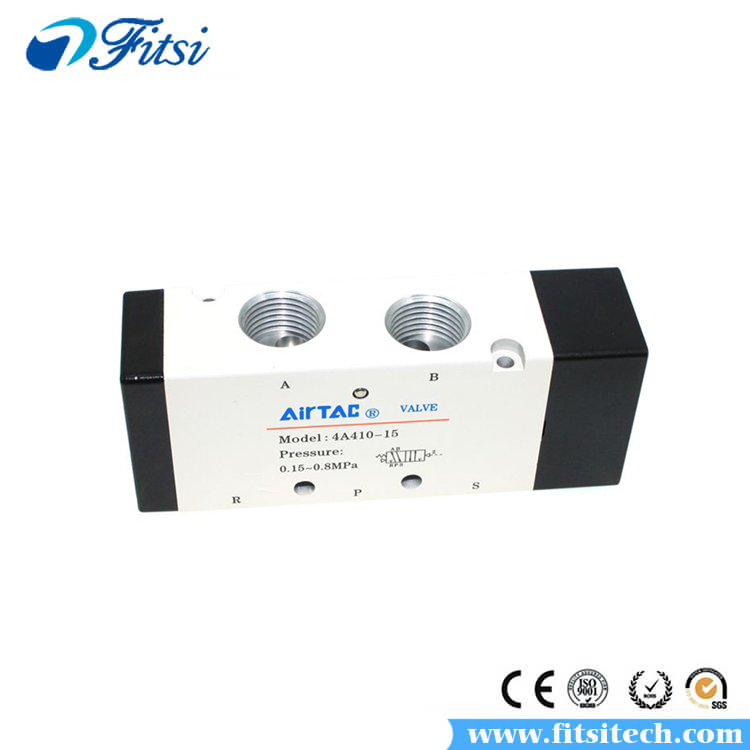 AIRTAC 4A410-15 4A420-15 4A430C-15 4A430E-15 4A430P-15 4A400 Series Pneumatic Solenoid Control Valve