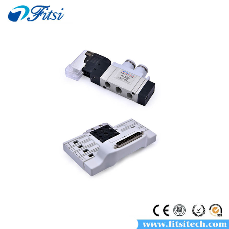 AirTAC Solenoid Valve Manifold 7V0500M 7V100M 7V200M 7V Series Electrical Solenoid Valve Manifold