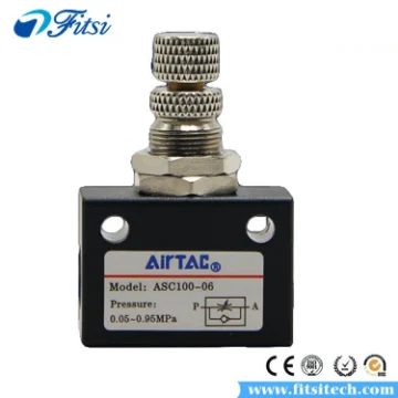 AirTAC ASC Series ASC100-06 ASC200-08 ASC300-10 ASC300-15 One Way Pneumatic Air Flow Control Valve