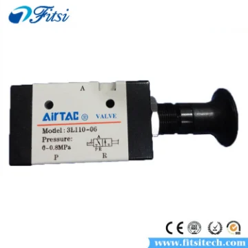 Original AirTAC Air Inlet Manual Hand Pull Valve 3L110-06 3L210-06 3L210-08 3L310-08 3L310-10